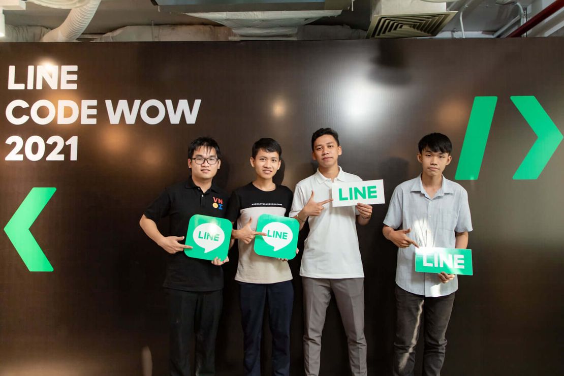 Second runner-up in LINE Code Wow 2021